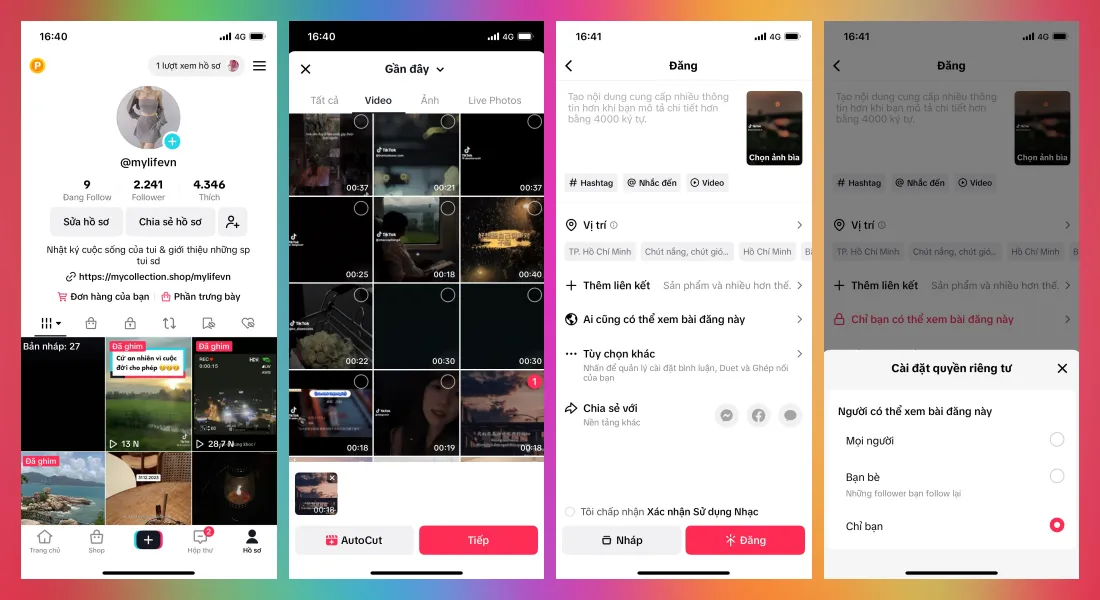 Hướng dẫn cách ẩn video trên TikTok nhanh và đơn giản giúp bạn dễ dàng hiệu chỉnh trạng thái video