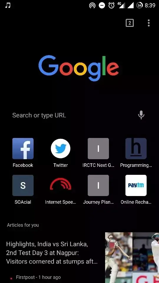 Hướng dẫn cách bật chế độ ban đêm Dark Mode trên Google Chrome