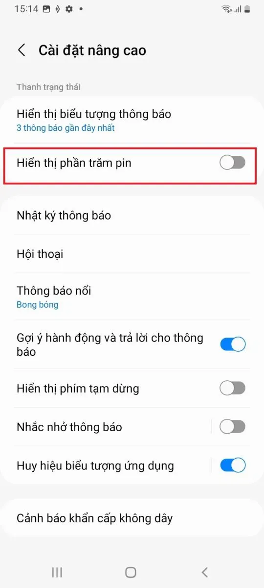 Hướng dẫn cách bật hiển thị phần trăm pin iPhone và Android