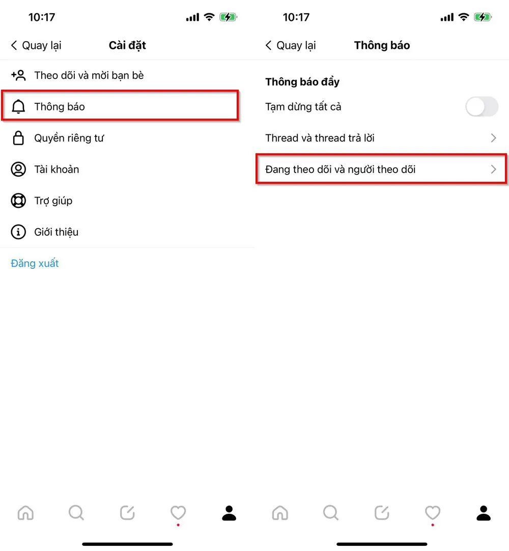 Hướng dẫn cách bật thông báo khi có người theo dõi mới trên ứng dụng Threads