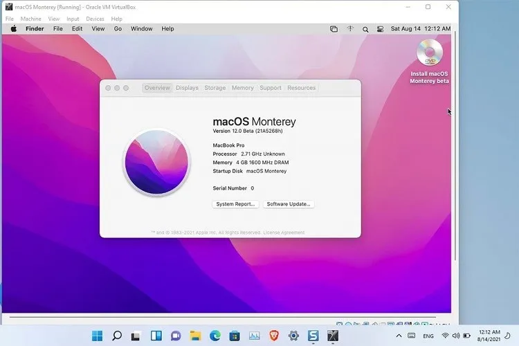 Hướng dẫn cách cài đặt macOS trên Windows 11