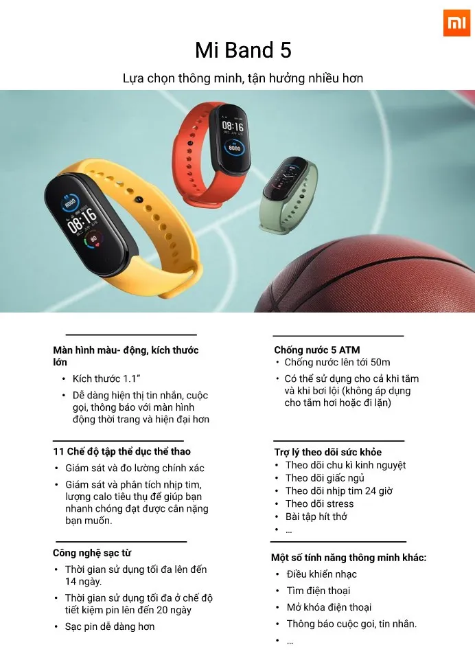 Hướng dẫn cách cài đặt Xiaomi Mi Band 5