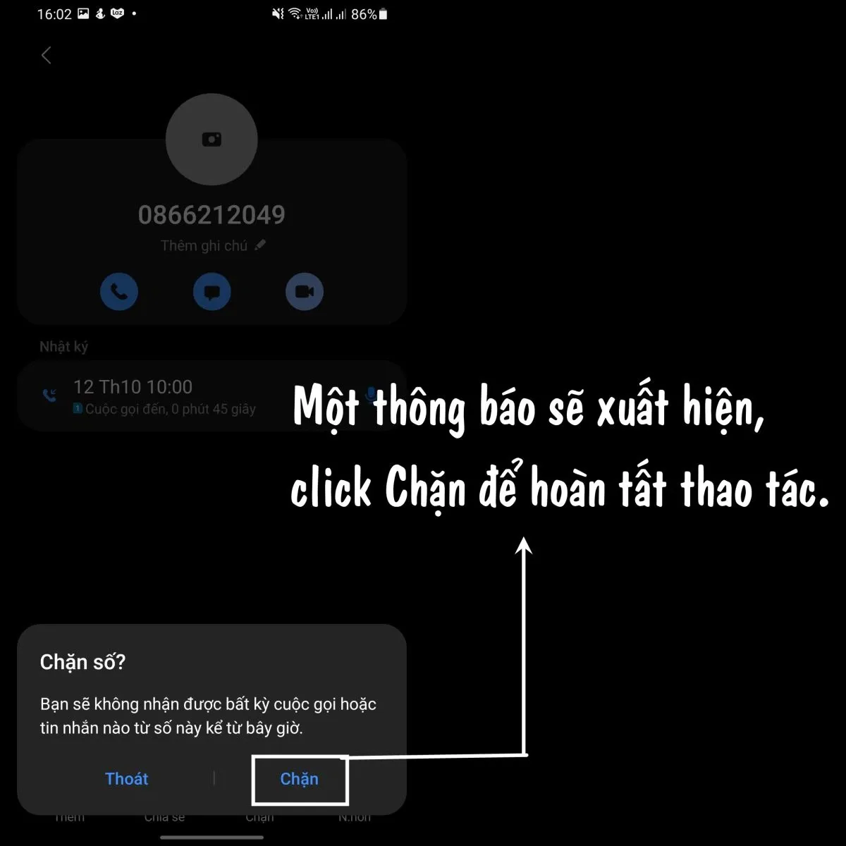 Hướng dẫn cách chặn cuộc gọi đến từ số lạ trên điện thoại Android