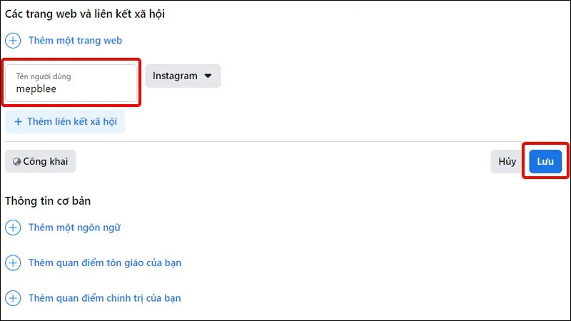 Hướng dẫn cách chèn link Instagram vào trang Facebook đơn giản, nhanh chóng