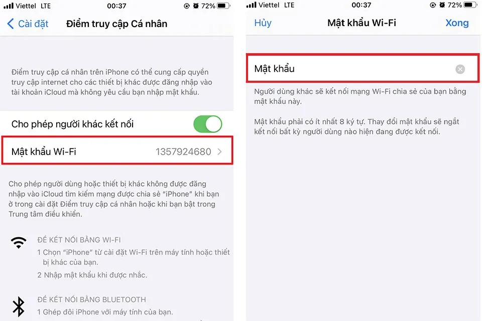 Hướng dẫn cách chia sẻ 4G trên iPhone và điện thoại Android