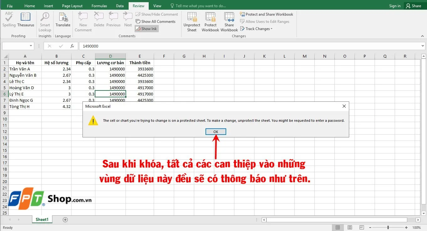 Hướng dẫn cách cố định cột trong Excel cực đơn giản