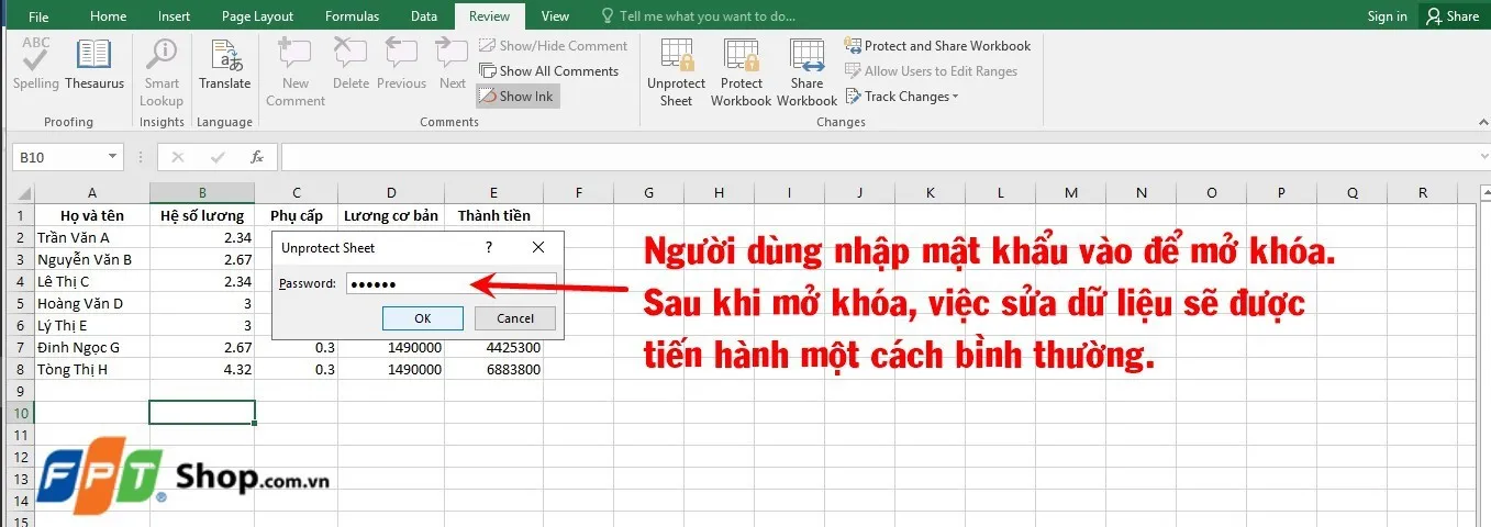 Hướng dẫn cách cố định cột trong Excel cực đơn giản