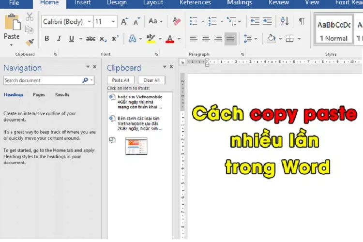 Hướng dẫn cách copy nhiều lần trong Word 2024 vô cùng thuận tiện và nhanh chóng