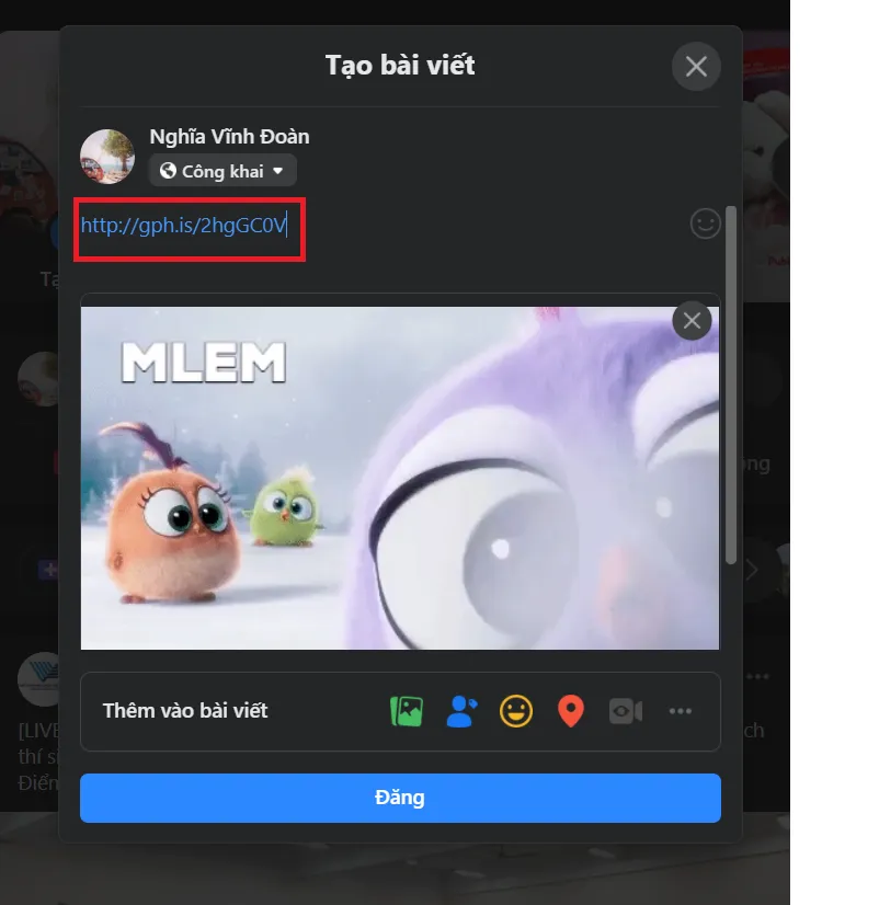Hướng dẫn cách đăng ảnh GIF lên Facebook cực đơn giản, nhanh chóng