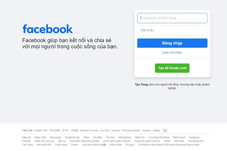 Hướng dẫn cách đăng ký Facebook bằng số điện thoại siêu nhanh trong 4 bước