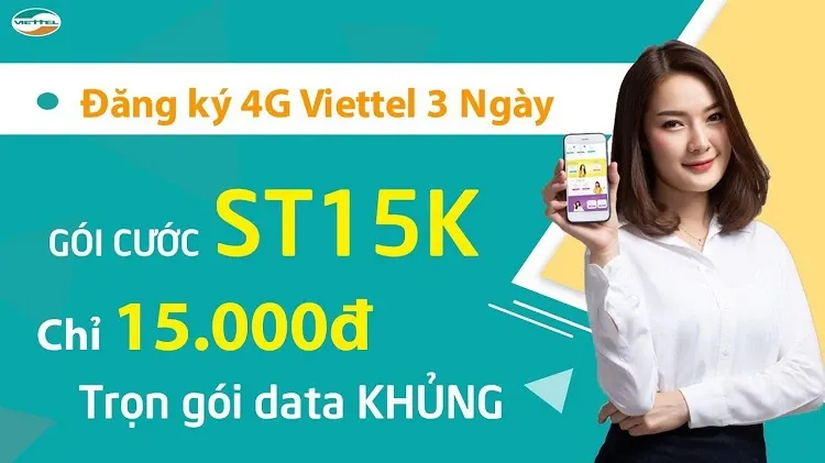 Hướng dẫn cách đăng ký mạng Viettel 3 ngày giá rẻ từ 15K