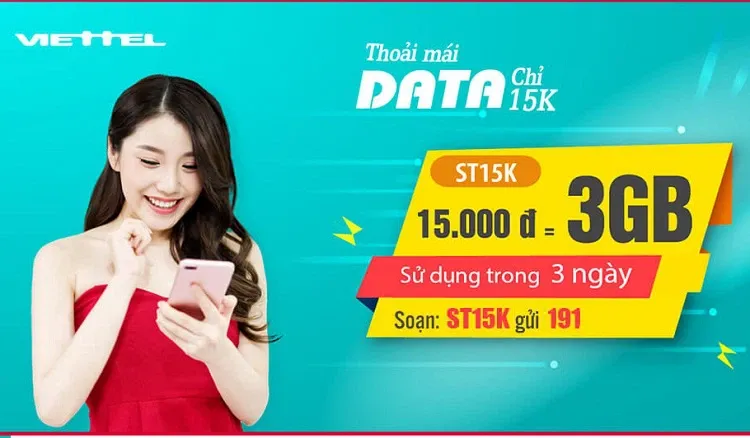 Hướng dẫn cách đăng ký mạng Viettel 3 ngày giá rẻ từ 15K