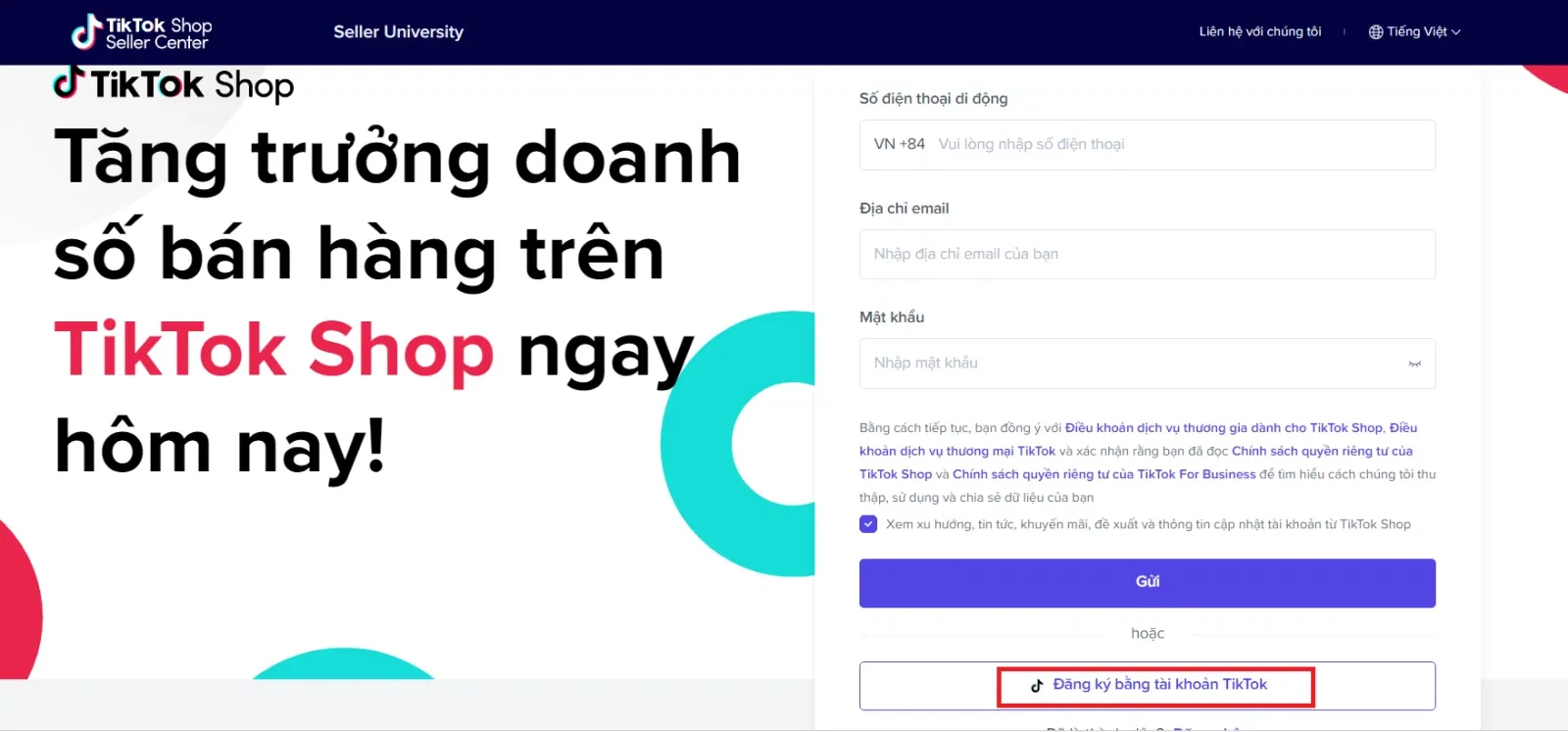 Hướng dẫn cách đăng ký TikTok Shop theo quy định mới nhất 2023 để bán hàng