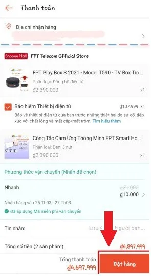 Hướng dẫn cách đặt hàng trên Shopee đầy đủ, dễ hiểu