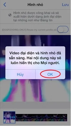 Hướng dẫn cách đặt video làm hình nền đại diện Facebook