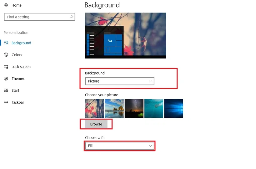 Hướng dẫn cách đổi hình nền máy tính Windows 10