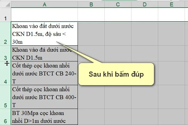 Hướng dẫn cách giãn dòng trong Excel ai cũng phải biết