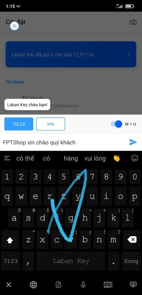 Hướng dẫn cách gõ tiếng Việt có dấu trên điện thoại Android