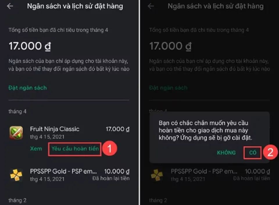 Hướng dẫn cách hoàn tiền nạp game qua MoMo trên Android và iOS