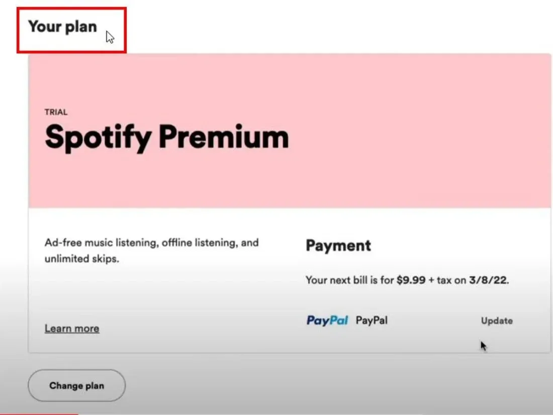 Hướng dẫn cách huỷ gói Spotify Premium đơn giản và nhanh chóng