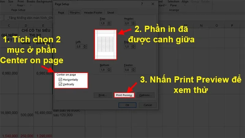 Hướng dẫn cách in ngang giấy A4 cho file Excel và Word 