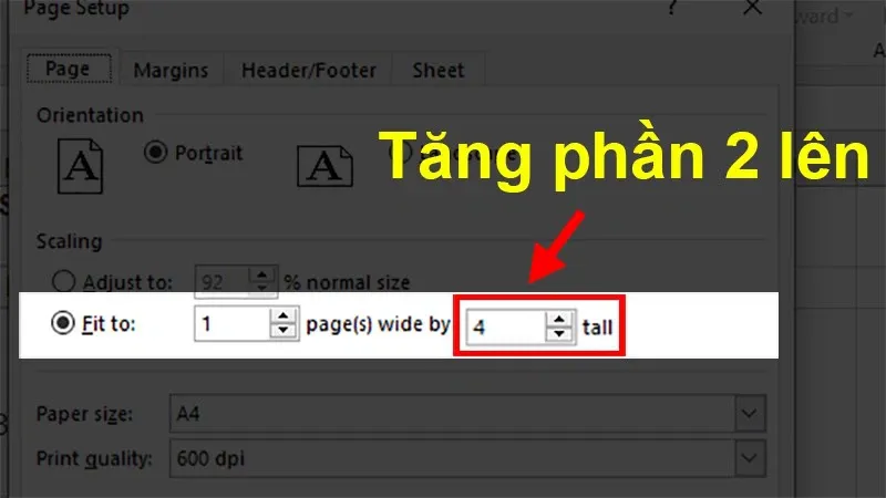 Hướng dẫn cách in ngang giấy A4 cho file Excel và Word 