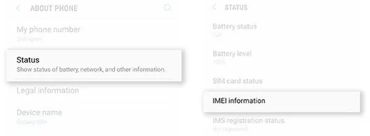 Hướng dẫn cách kiểm tra iMei Samsung S8