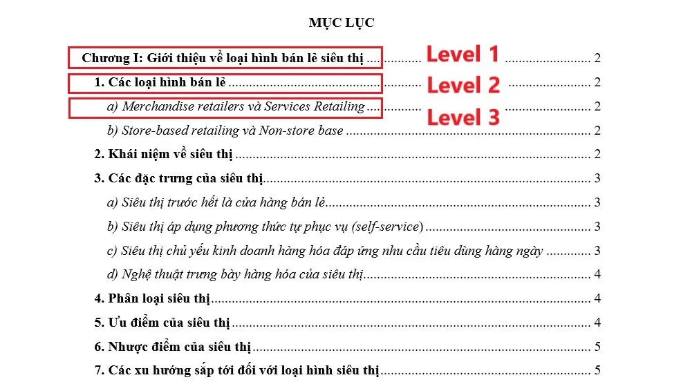 Hướng dẫn cách làm mục lục trong Word 2010, 2013, 2016, 2019, 2021 đơn giản nhất