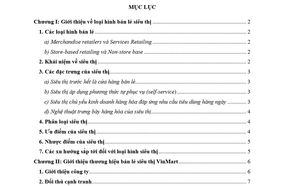 Hướng dẫn cách làm mục lục trong Word 2010, 2013, 2016, 2019, 2021 đơn giản nhất