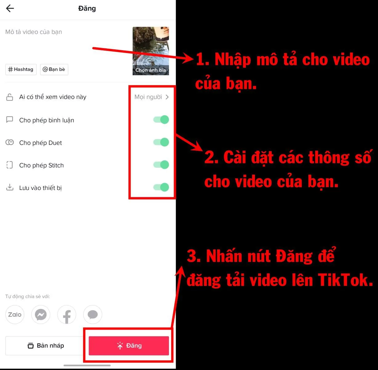 Hướng dẫn cách làm video slow motion trên TikTok