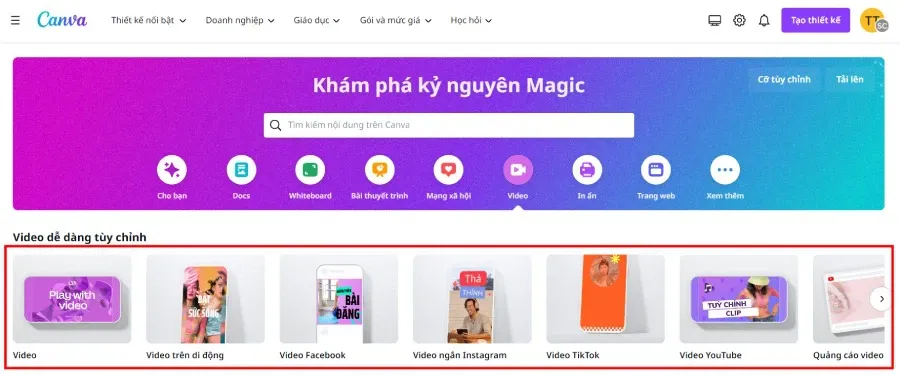 Hướng dẫn cách làm video trên Canva chi tiết, thành công 100%