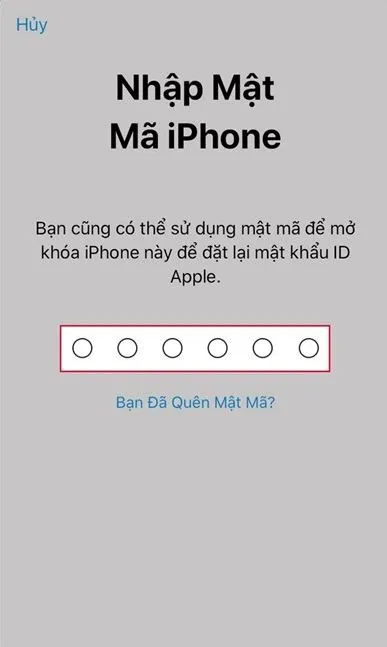 Hướng dẫn cách lấy lại mật khẩu ID Apple khi quên cực dễ