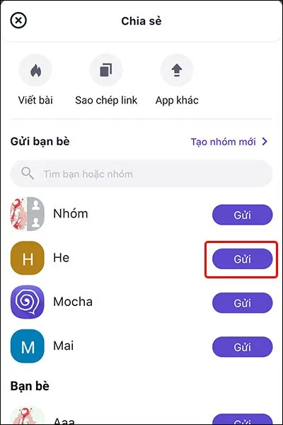 Hướng dẫn cách lấy link chia sẻ nhóm chat trên Mocha vô cùng đơn giản