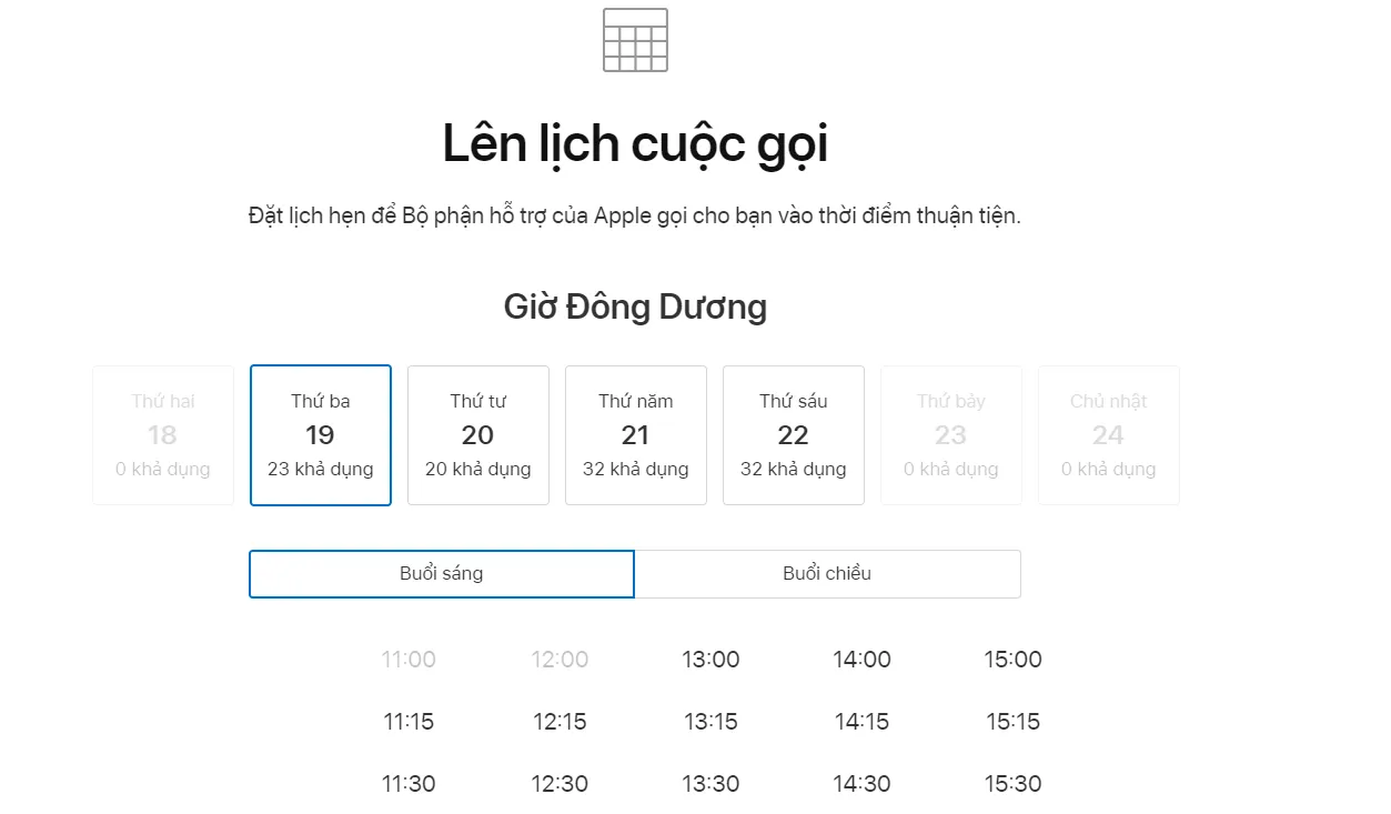 Hướng dẫn cách liên lạc với tổng đài hỗ trợ Apple tiếng Việt đơn giản, tiện lợi