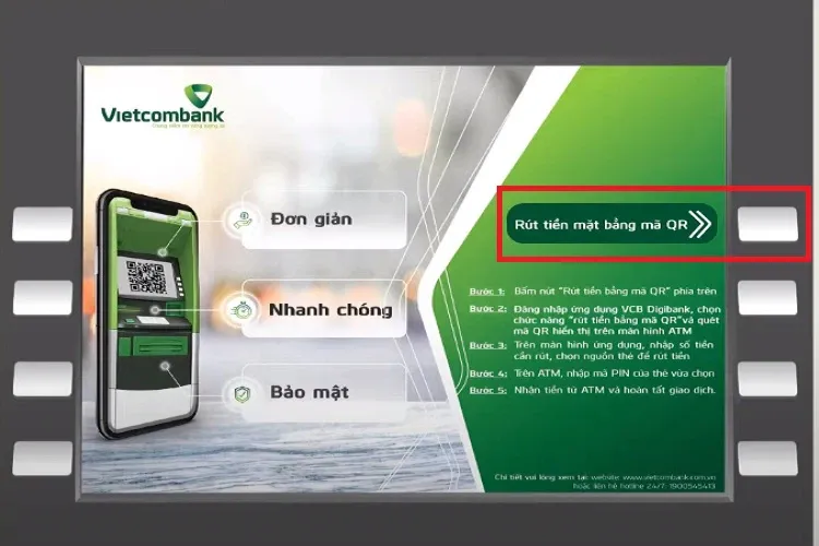 Hướng dẫn cách rút tiền bằng mã QR Vietcombank nhanh chóng, an toàn, không cần thẻ