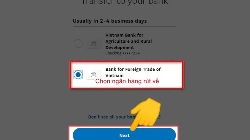 Hướng dẫn cách rút tiền từ Paypal về tải khoản ngân hàng nhanh chóng, tiện lợi