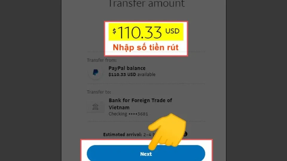 Hướng dẫn cách rút tiền từ Paypal về tải khoản ngân hàng nhanh chóng, tiện lợi