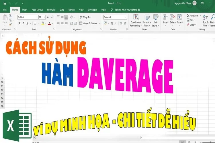 Hướng dẫn cách sử dụng hàm Daverage trong phần mềm Excel nhanh chóng, dễ hiểu