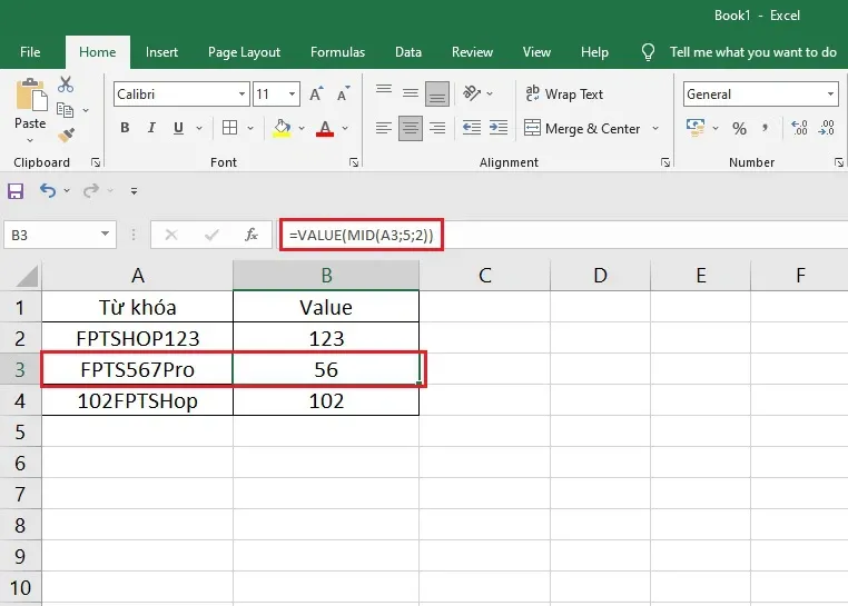 Hướng dẫn cách sử dụng hàm VALUE trong Excel dễ dàng nhất