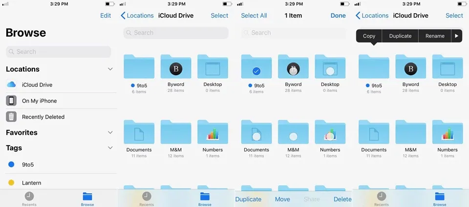 Hướng dẫn cách sử dụng ứng dụng Files trên iOS 11