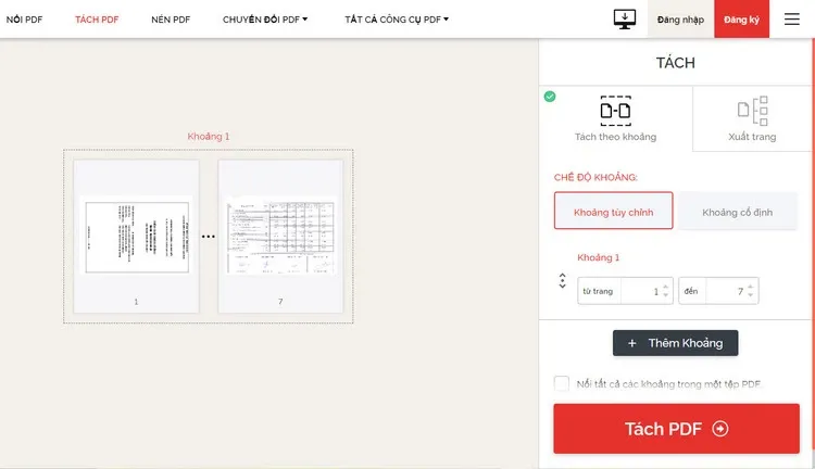 Hướng dẫn cách tách file PDF thành nhiều file nhỏ