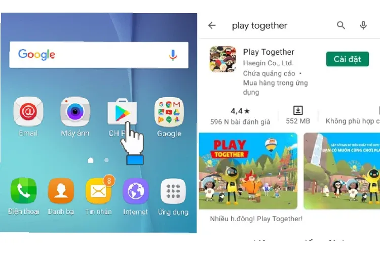 Hướng dẫn cách tải Play Together trên Android đơn giản nhất