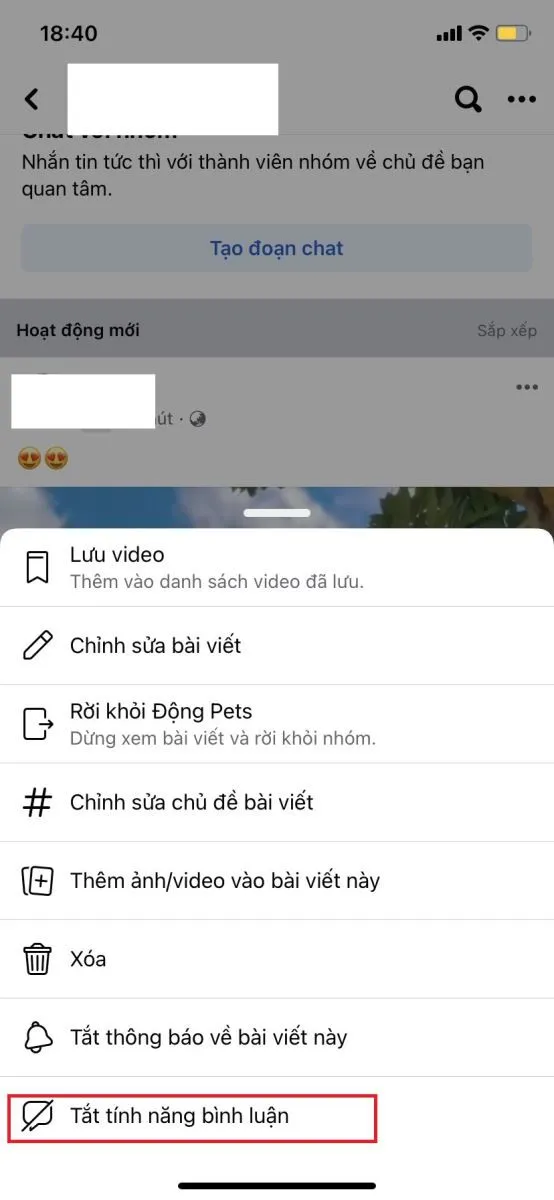 Hướng dẫn cách tắt bình luận trên Facebook mới nhất 2024