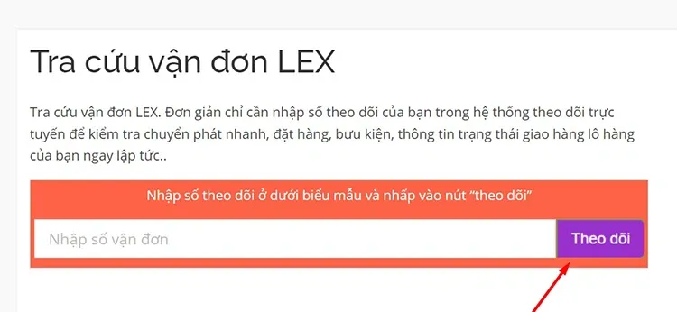 Hướng dẫn cách tra cứu vận đơn LEX VN chi tiết để theo dõi tình trạng đơn hàng