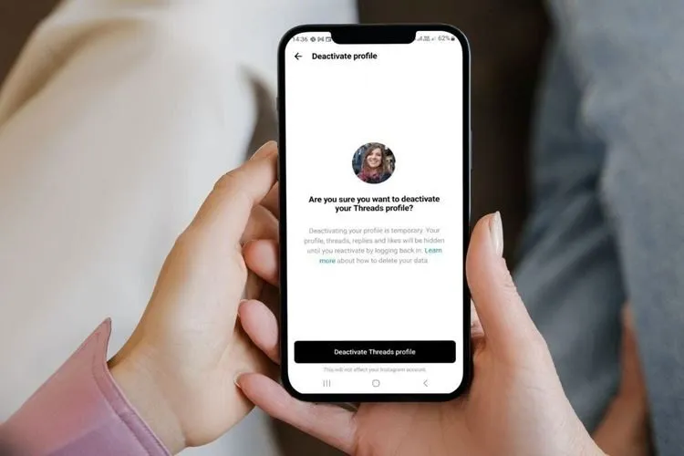 Hướng dẫn cách vô hiệu hoá tạm thời tài khoản mạng xã hội Threads trong một nốt nhạc