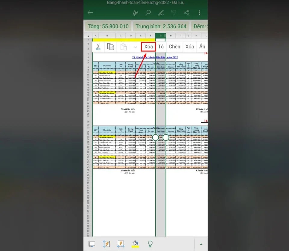 Hướng dẫn cách xóa cột trong Excel đơn giản, nhanh chóng mà ai cũng có thể làm được