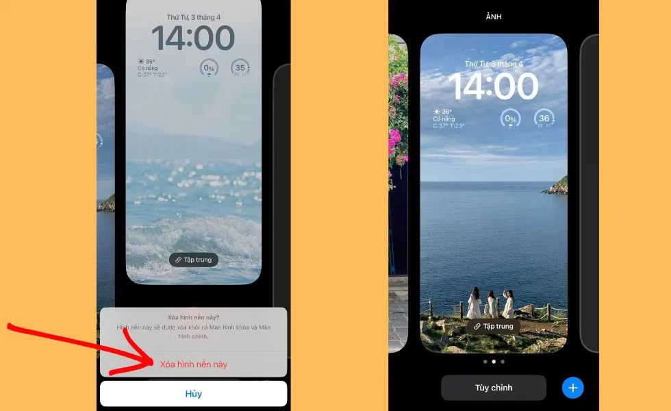 Hướng dẫn cách xóa hình nền iPhone cực đơn giản với vài thao tác trong nháy mắt
