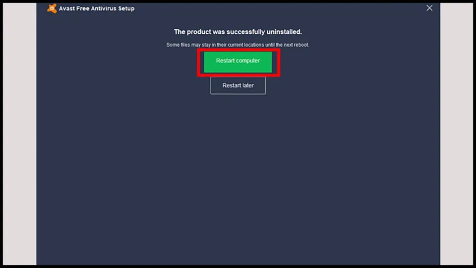 Hướng dẫn cách xóa phần mềm diệt virus Avast Free Antivirus trên máy tính triệt để nhất