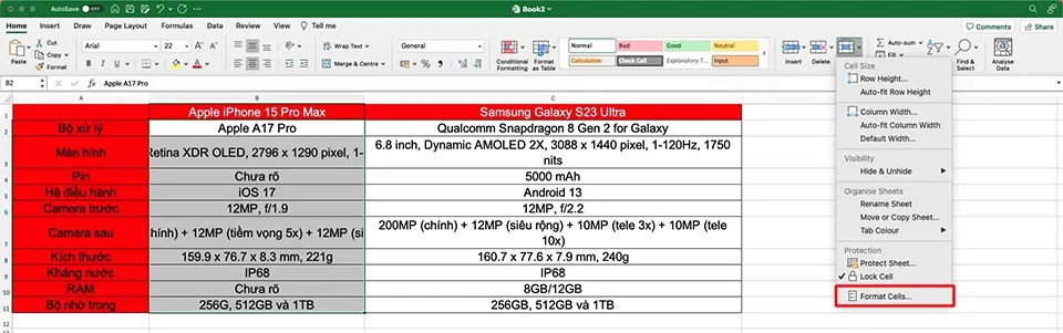 Hướng dẫn cách xuống dòng trong Excel và Google Sheets cực đơn giản, dễ hiểu