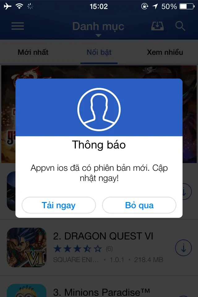 Hướng dẫn cài AppStoreVN không cần Jailbreak